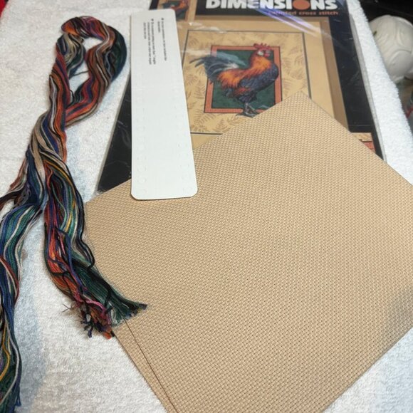 Dimensions Regal Rooster James Himsworth Counted Cross Stitch Kit 11 x 14 - Picture 10 of 12